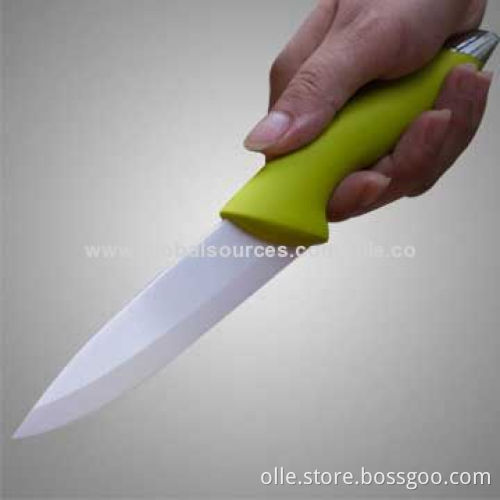 Colored ABS Handle Chef's Knife Set with Zirconia Oxide Blade